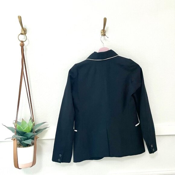 Isabel Marant Etoile Stripe Black Single Breasted Blazer Size FR 36 - Picture 4 of 7